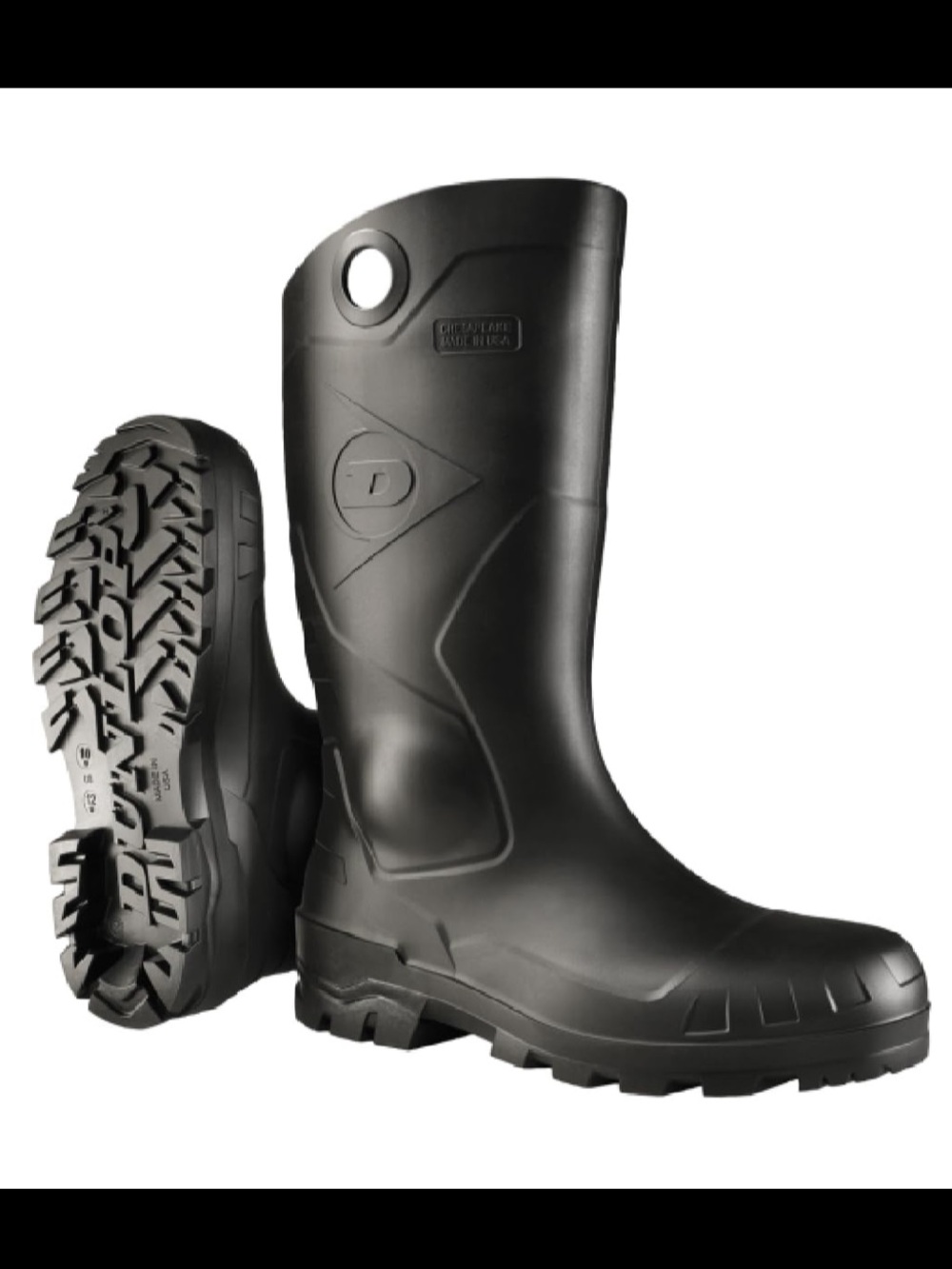 Dunlop Chesapeake 14" Safety ST - Steel Toe Waterproof Work Boots -Black -